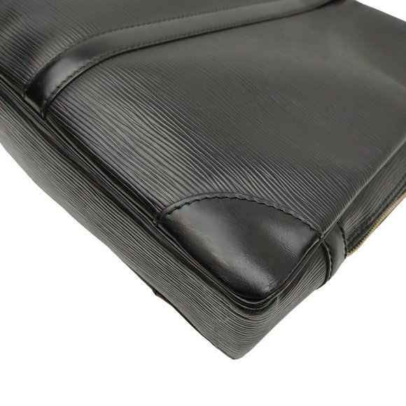 Louis Vuitton Business Bag Porte Documents Voyage Black Epi - Picture 4 of 8